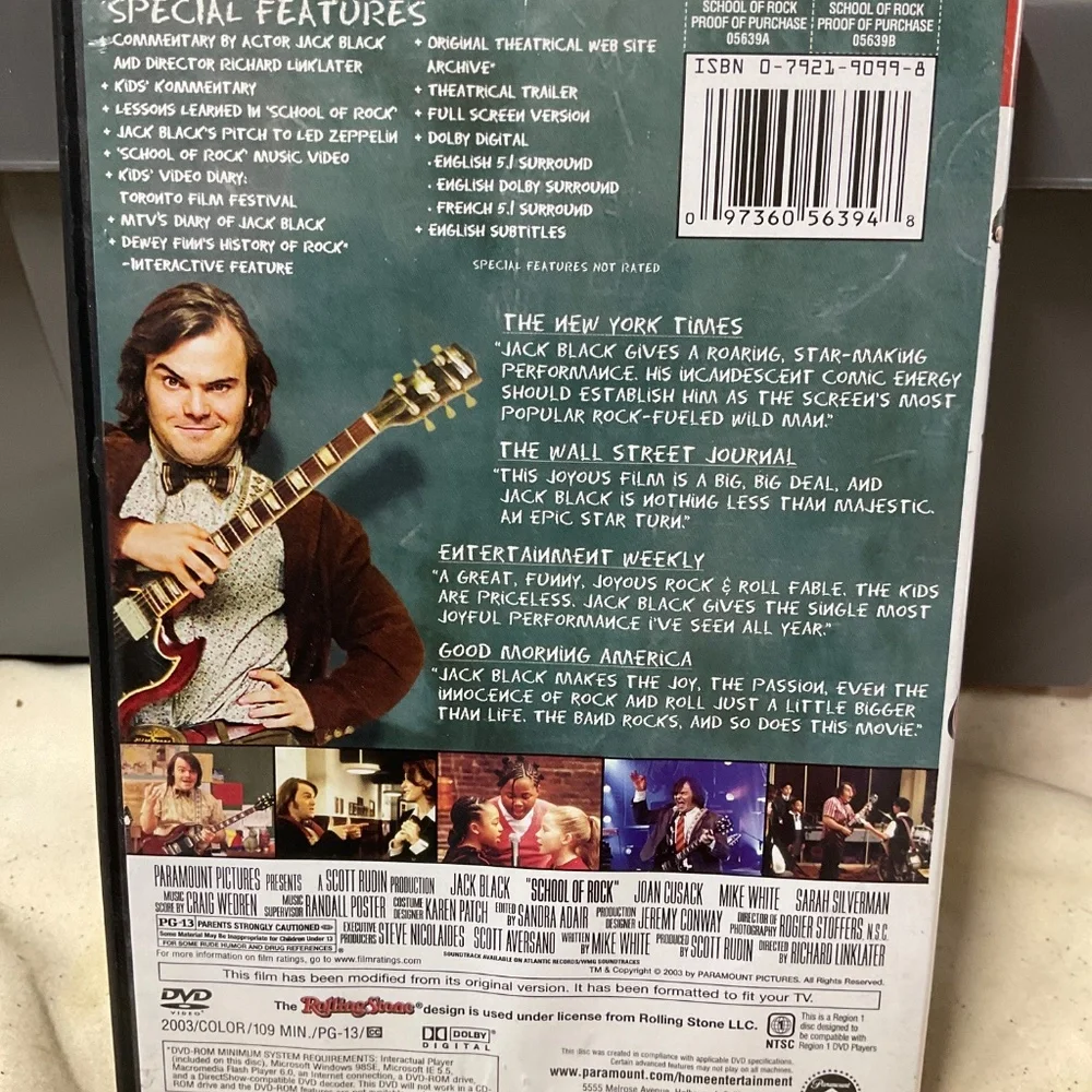 DVD- School of Rock.  V177